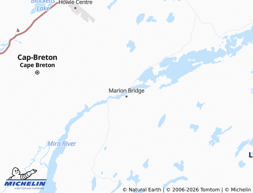 Mappa MICHELIN Marion Bridge - ViaMichelin