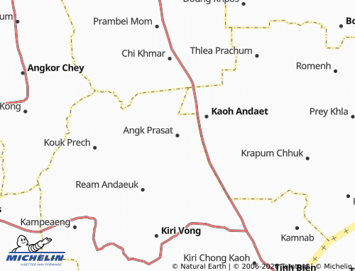 Mapa MICHELIN Angk Prasat - ViaMichelin