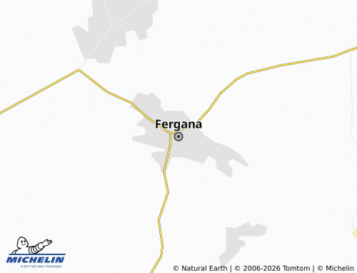 MICHELIN-Landkarte Fergana - ViaMichelin