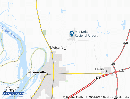 Mapa MICHELIN Metcalfe - ViaMichelin