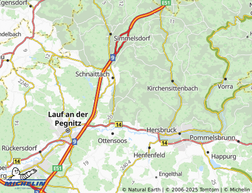 MICHELIN Kersbach map - ViaMichelin