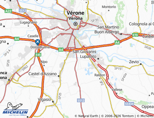 Mappa MICHELIN Ca' di David - ViaMichelin