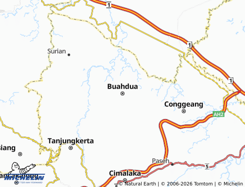 MICHELIN-Landkarte Buahdua - ViaMichelin