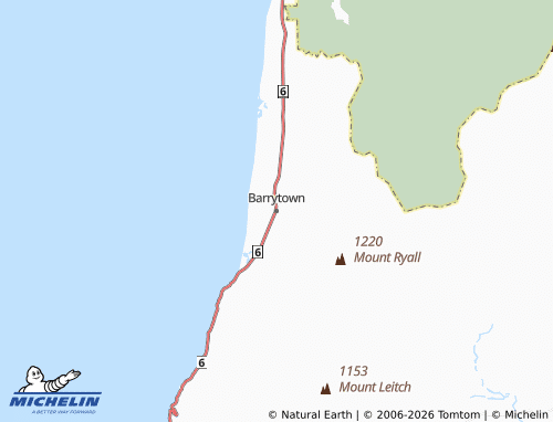Mapa MICHELIN Barrytown - ViaMichelin