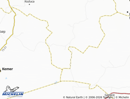 MICHELIN-Landkarte Bozlar - ViaMichelin