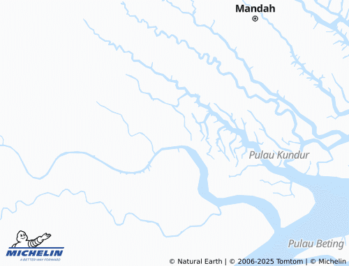 MICHELIN Terusan Kempas map - ViaMichelin