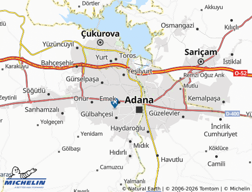 Mappa MICHELIN Döşeme - ViaMichelin