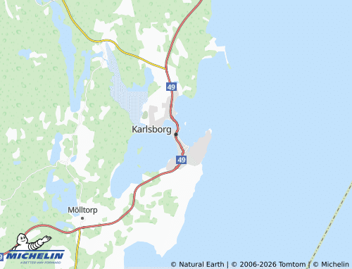 Carte MICHELIN Karlsborg - ViaMichelin