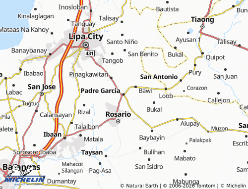 MICHELIN Poblacion map - ViaMichelin