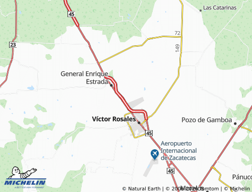 Kaart MICHELIN Centro - ViaMichelin