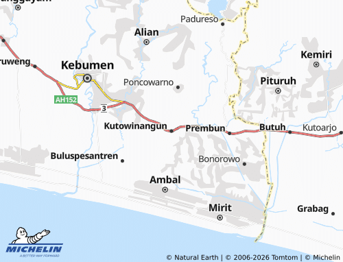 Carte MICHELIN Kutowinangun - ViaMichelin