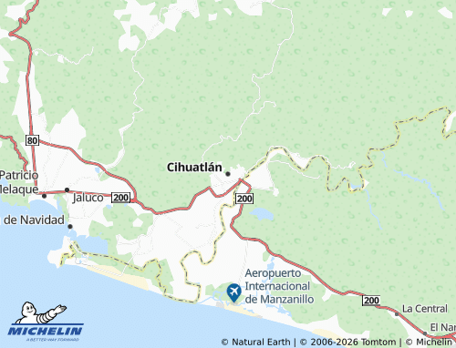 MICHELIN-Landkarte Cihuatlán - ViaMichelin