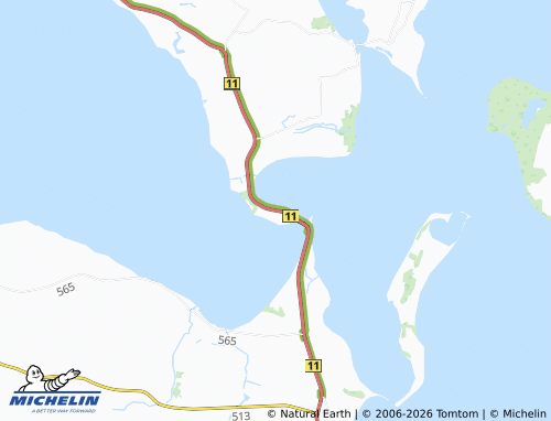 Mapa MICHELIN Oddesund Nord - ViaMichelin