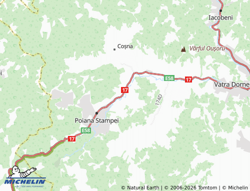 Mappa MICHELIN Prăleni - ViaMichelin