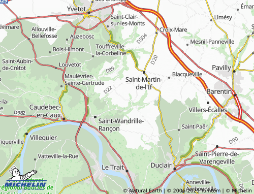 Carte MICHELIN Le Mesnil - ViaMichelin