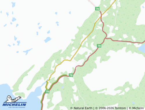 MICHELIN-Landkarte Granmoen - ViaMichelin