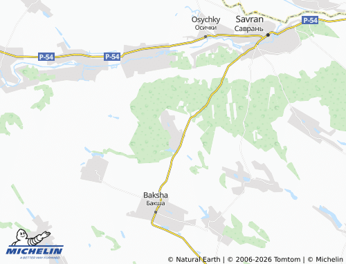 Mapa MICHELIN Hetmanivka - ViaMichelin