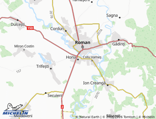 Mapa MICHELIN Horia - ViaMichelin