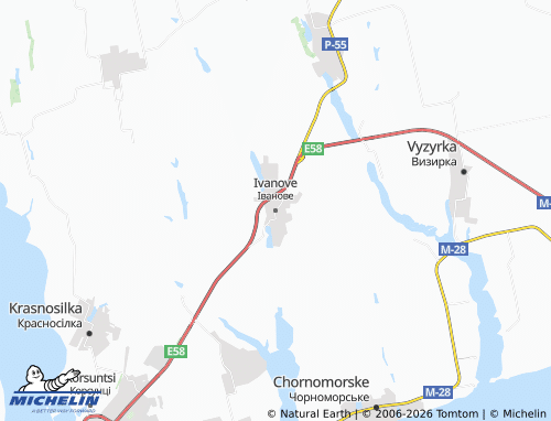 Mapa MICHELIN Ivanove - ViaMichelin