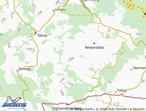 Kaart MICHELIN Starrein - ViaMichelin