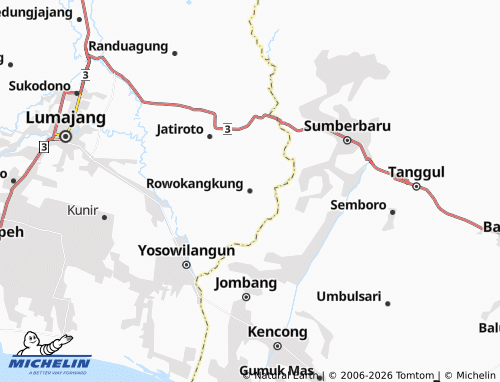 Mapa MICHELIN Rowokangkung - ViaMichelin