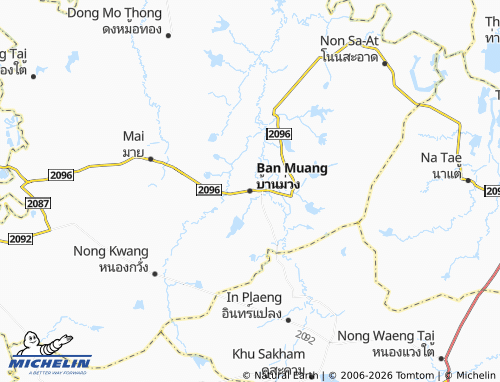 MICHELIN Ban Muang map - ViaMichelin