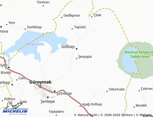 MICHELIN Şenyayla map - ViaMichelin