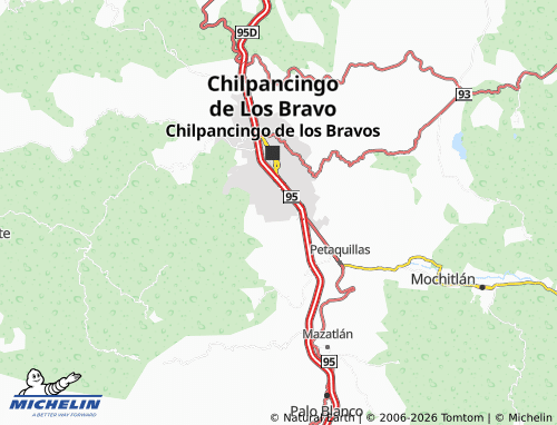 Mappa MICHELIN Misiones de Guadalupe - ViaMichelin