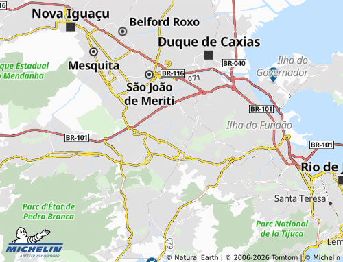 Carte MICHELIN Rocha Miranda - ViaMichelin
