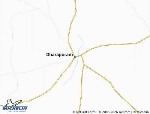 MICHELIN-Landkarte Dharapuram - ViaMichelin