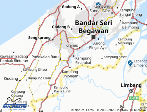 Mappa MICHELIN Kampung Sinarubai - ViaMichelin