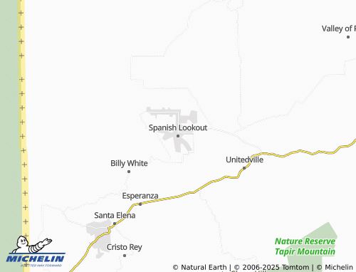 MICHELIN Spanish Lookout map - ViaMichelin