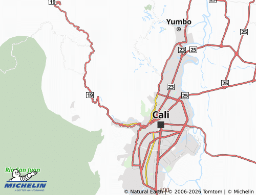 MICHELIN Galeras map - ViaMichelin