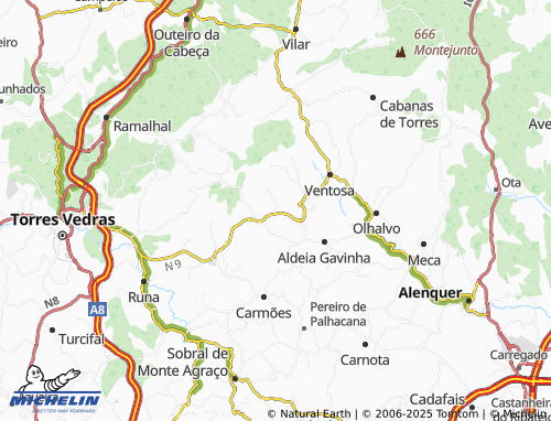 MICHELIN Arneiro map - ViaMichelin
