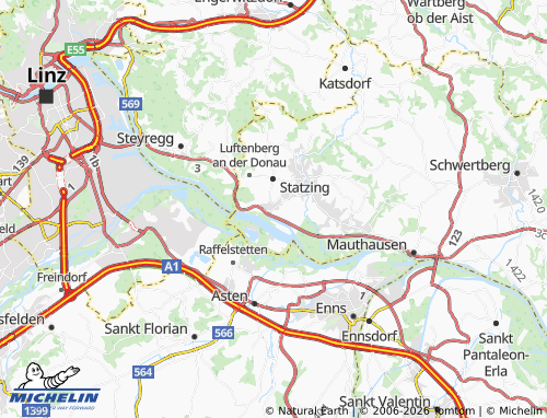 MICHELIN-Landkarte Abwinden - ViaMichelin