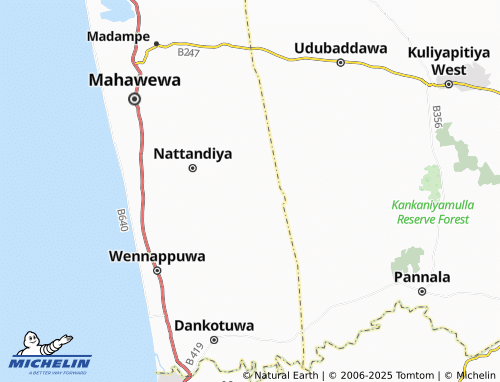 MICHELIN Naravila map - ViaMichelin