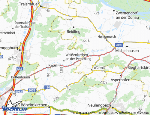 MICHELIN-Landkarte Langmannersdorf - ViaMichelin