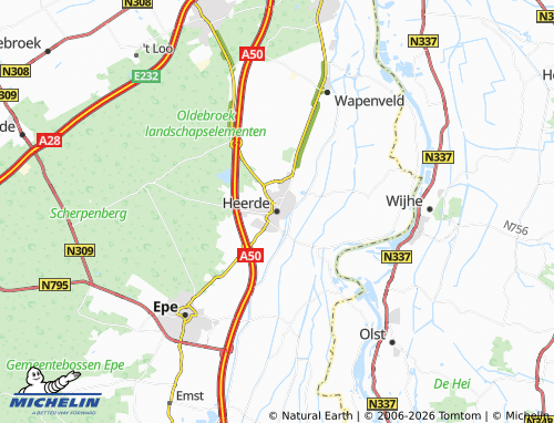 MICHELIN Heerde map - ViaMichelin