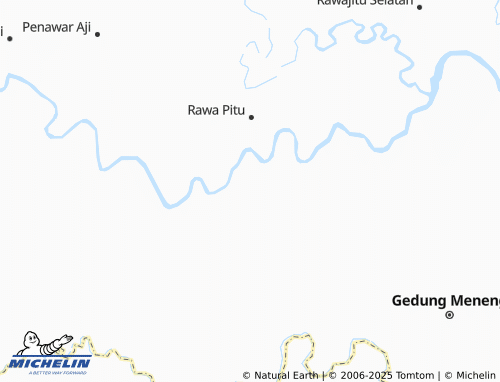 Carte MICHELIN Gunung Tapa Tengah - ViaMichelin