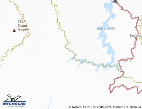 MICHELIN Ha Ramakhokolotso map - ViaMichelin