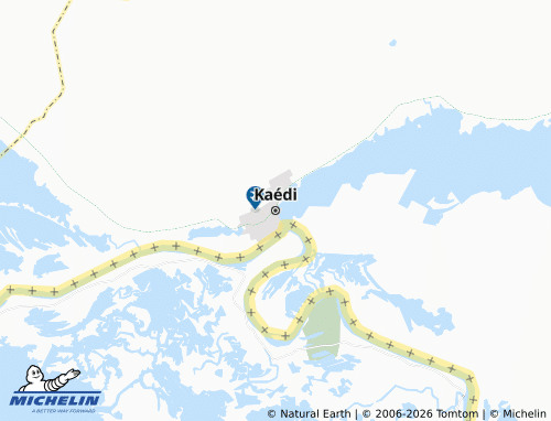 Mapa MICHELIN Kaédi - ViaMichelin
