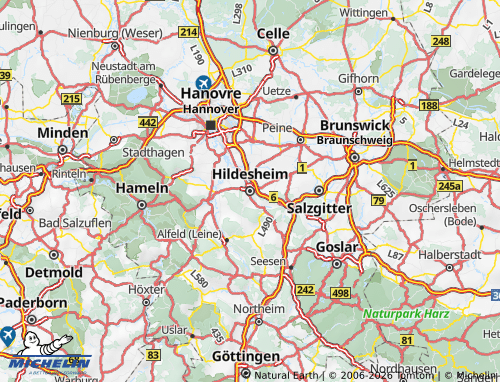 MICHELIN Hildesheim map - ViaMichelin