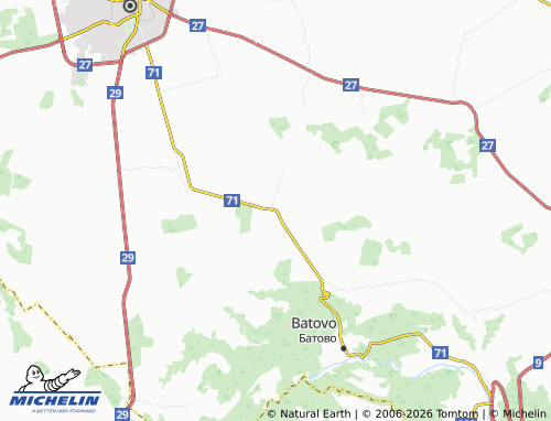 Carte MICHELIN Slaveevo - ViaMichelin