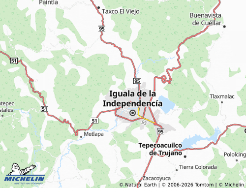 Mappa MICHELIN Los Ángeles, Sol Azteca - ViaMichelin