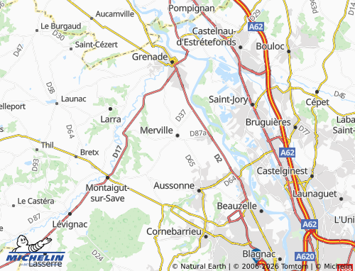 MICHELIN Merville map - ViaMichelin