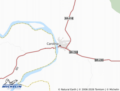 Mapa MICHELIN Carolina - ViaMichelin