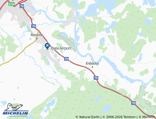 MICHELIN Naglarby map - ViaMichelin