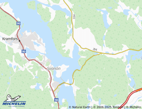 MICHELIN Hallstanäs map - ViaMichelin