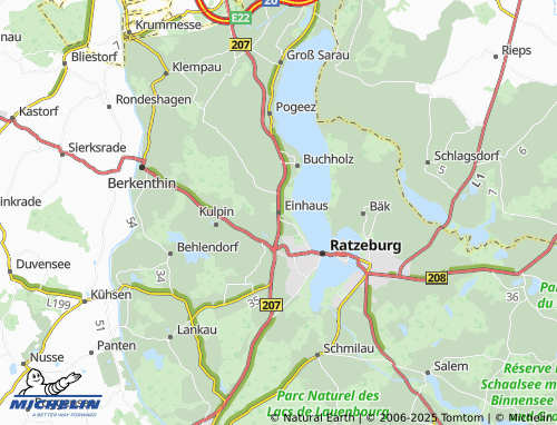 MICHELIN Einhaus map - ViaMichelin