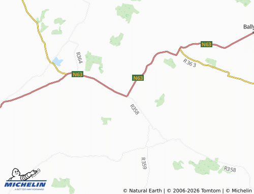 MICHELIN Mountbellew Bridge map - ViaMichelin